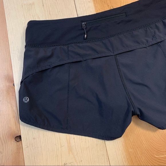 Lululemon Speed Short 4-way Stretch 2.5" inseam Black size 6 - Picture 7 of 12